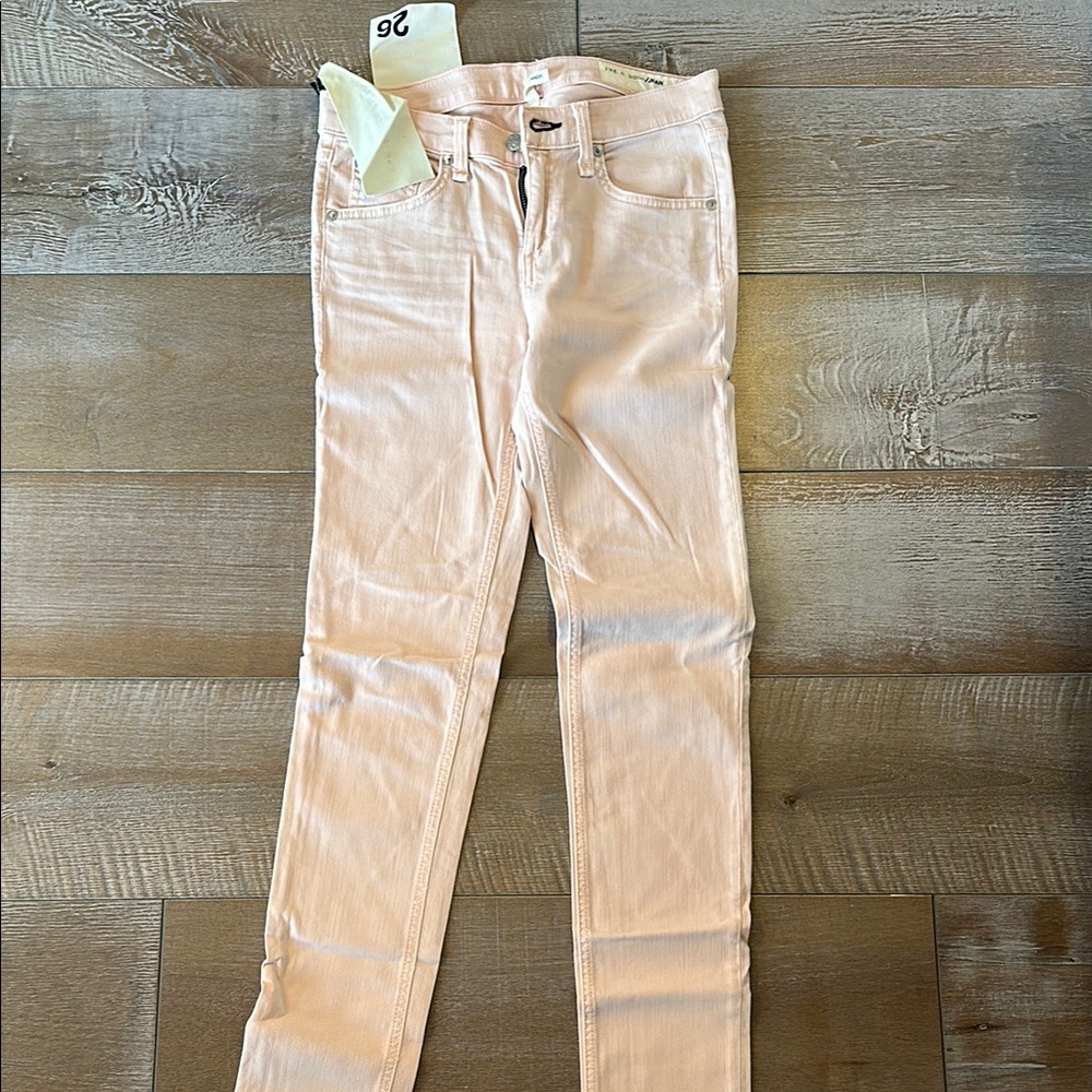 Women's Light Pink/peach Jeans  NEW
